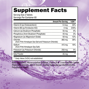 Comprimés d'hydratation électrolytique à marque privée, enrichis en phosphore et magnésium pour la reconstruction des tissus endommagés, et comprimés de vitamine D - Product Image 2
