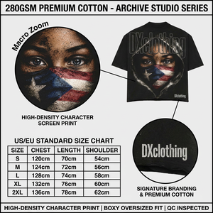 Fabricante de Camisetas con Diseño Personalizado, 280gsm, Algodón Grueso, Estilo Puerto <span class=keywords><strong>Rico</strong></span>, Serie Tier-1 Boxy Archive Atelier, Lo Mejor - Product Image 4