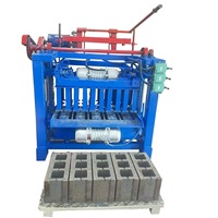 Machine semi-automatique de fabrication de blocs creux QT4-35, haute efficacité, hydraulique, 3200 pièces/turn, populaire en Afrique, à bas prix
