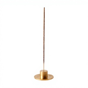 New Arrival Brass Incense <b>Stick</b> Holder Gold Finish Aromatherapy <b>Diffuser</b> All Season Use Home Fragrance Stand - Product Image 1
