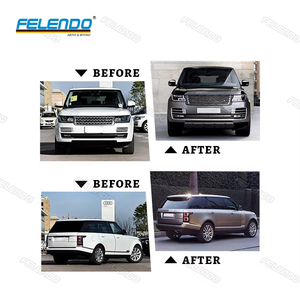 Felendo חדש עיצוב רכב פגוש גוף חלקי טווח רובר ווג l405 2013-2017 שדרוג sva l405 ערכת גוף ערכת l405 מתיחת פנים