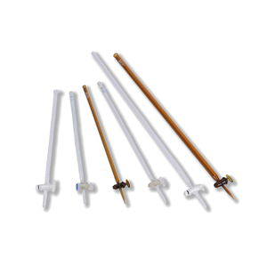 Ensemble de burettes en verre borosilicaté de bonne qualité de différentes tailles 10ml 25ml 50ml 100ml - Product Image 1