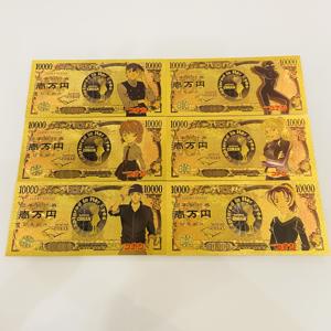 Goldene Klassische Japanische Anime-Sammelkarte Conan 10.000 Yen Requisiten-Währung Goldblatt-Banknote - Product Image 4