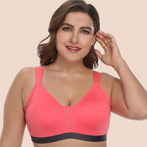 Femme Reggiseno <span class=keywords><strong>Sport</strong></span> Plus Size High Impact Crop Top Fitness No Wire Yoga Bra Running Workout Sutia Esportivo <span class=keywords><strong>Sport</strong></span> Bra - Product Image 2