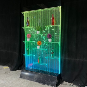 Écrans et séparateurs de pièce en acrylique avec cascade d'eau à bulles LED fabriqués sur mesure - Product Image 3