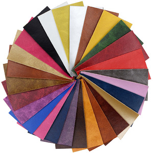 Cuir semi-PU lavé couleur unie pour sacs, pochettes et cabas - Product Image 5