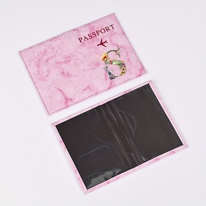 Étui de protection pour passeport, pochette de <span class=keywords><strong>rangement</strong></span> pour <span class=keywords><strong>billets</strong></span> d'avion, porte-passeport tendance, série Papillon Lettre, accessoires de voyage multifonctions - Product Image 3