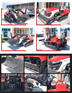 Giá rẻ nông nghiệp Mini Crawler máy kéo đa chức năng DIESEL 50hp máy kéo với máy xúc cho Paddy lĩnh vực và khô lĩnh vực - Product Image 5