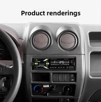 Reproductor MP3 para coche, radio para coche con manos libres BT, control por aplicación de teléfono, ranura para tarjeta USB TF, reproductor de audio de alta calidad de sonido