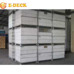 <span class=keywords><strong>Cage</strong></span> de panier en treillis métallique industrielle empilable en métal pour le stockage - Product Image 5