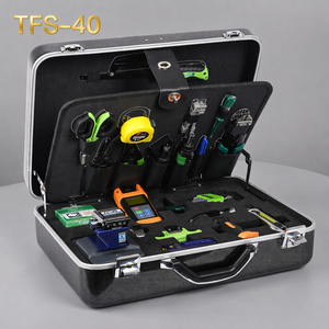Kit de Herramientas de Fibra Óptica FTTH TFS-40D, Medidor de Potencia Óptica, VFL, Múltiples Idiomas, Empalme en Frío para Construcción de Redes - Product Image 1