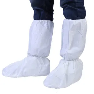 湖北厂家批发通用特卫强靴罩白色，耐化学腐蚀