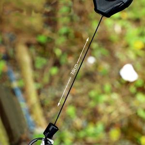 Enrouleur de badge <span class=keywords><strong>Yoyo</strong></span> rétractable avec fonction de verrouillage extérieur, pour la pêche Luya, avec corde rétractable à rappel rapide et fonction de maintien au poste - Product Image 2