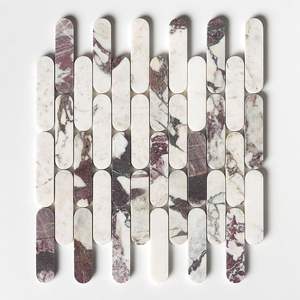 Mosaïque de marbre Calacatta Viola moderne YUSHI pour la décoration intérieure des sols et des murs - Product Image 1
