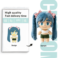 Peluches personnalisées CPC CE OEM ODM, animaux en peluche personnalisés, design de dessins animés, animaux en peluche doux, poupée Kpop