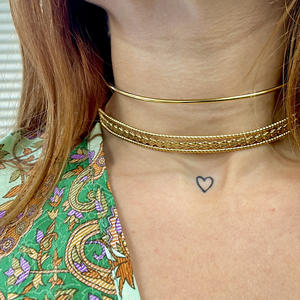 Collier ras du cou multi-chaînes en acier inoxydable CUCOCUCA YFB 013, bijou de cou superposé, idéal pour les tenues d'été, expédition en 48h pour l'UE - Product Image 3