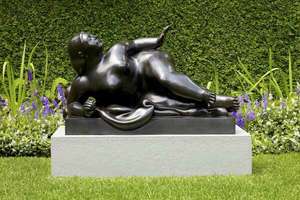 Scultura a mano grassa astratta in bronzo Fernando <span class=keywords><strong>Botero</strong></span> decorato pubblico all'aperto - Product Image 6