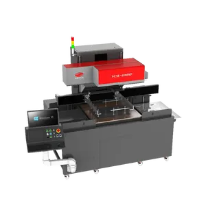 ماكينة علامة ديناميكية بألياف CO2 على أنبوب الليزر الزجاجي ثلاثي الأبعاد من مصنع الليزر ARGUS CN لقطع الورق المعدني / الجلد / الجينز