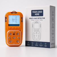 Détecteur de gaz portable HIREP 5-en-1, analyseur multi-gaz CO O2 H2S VOC LEL, vente en gros OEM ODM