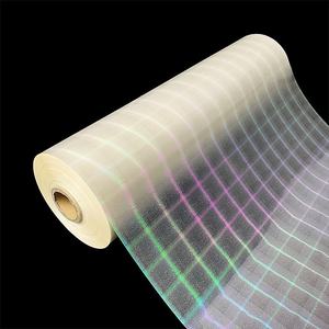 330mm*200m 3D Grid Points Hologram Holographic Transparency Transparent Pet Bopp Hot Thermal Lamination Laminating Film Roll - Product Image 1