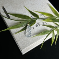 Pendentif en jadéite naturelle de Birmanie de qualité A, forme de graine de haricot, pendentif en jadéite de haute qualité, jadéite glacée, cadeau unisexe en jadéite (avec NGTC)