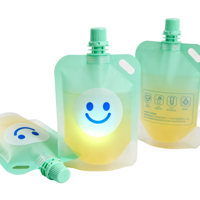 Sachets Doypack personnalisés à bec verseur, imprimés en héliogravure, pour emballage de liquides alimentaires, écologiques et anti-fuite