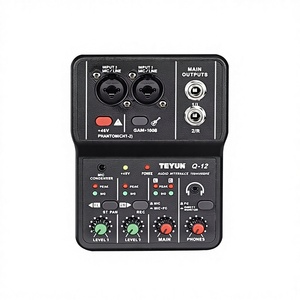 Tarjeta de Sonido de Grabación de <span class=keywords><strong>Computadora</strong></span> Personalizada 2022, Modelo Q12 Sin Necesidad de Instalación de Controladores, Fabricada en China, Molde Personalizado - Product Image 1