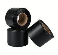 Tube thermorétractable noir de grand diamètre 70 millimètres, gaine thermorétractable écologique conforme RoHS