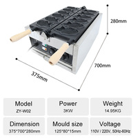 Offre Spéciale professionnel personnalisé bulle Commercial automatique électrique gaufrier en forme de poisson faisant la Machine Taiyaki