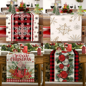 <span class=keywords><strong>Camino</strong></span> <span class=keywords><strong>de</strong></span> <span class=keywords><strong>mesa</strong></span> <span class=keywords><strong>navideño</strong></span> <span class=keywords><strong>de</strong></span> calabaza a cuadros con cuadros <span class=keywords><strong>de</strong></span> búfalo Rojo Negro <span class=keywords><strong>de</strong></span> lino <span class=keywords><strong>de</strong></span> 72 pulgadas <span class=keywords><strong>de</strong></span> temporada para el YQ-674 - Product Image 2