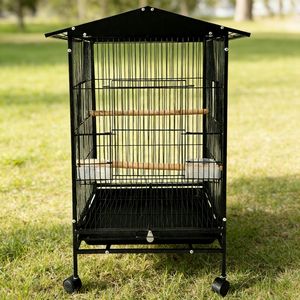 Meilleur Prix Nouvelle Arrivée <span class=keywords><strong>Cage</strong></span> de Transport pour Perroquet en Fer Fin, Suspendable, Direct Usine - Product Image 5
