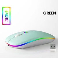 Nouvelle souris silencieuse à double mode de charge 5.0, souris sans fil 2.4G avec rétroéclairage LED, style 4D, filaire USB, adaptée aux ordinateurs portables