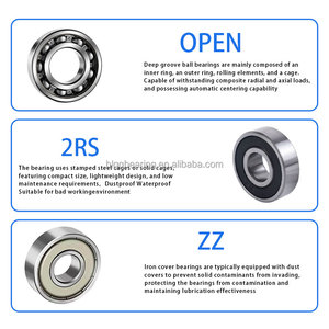 High Performance 6902 6901 6903 6904 6905 Single Row 15x28x7mm Deep Groove Ball Bearing Stainless Steel Rings <strong>Grease</strong> Sealed - Product Image 6
