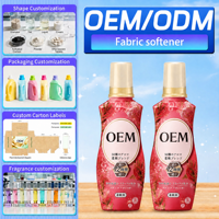 Recharge de conditionneur textile liquide OEM ODM en sachet, emballage personnalisé pour tous types de tissus