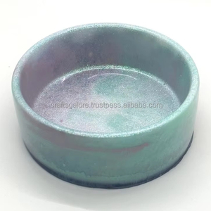 ชามเสิร์ฟงานแต่งงานทำมือจากไม้และเรซิ่นคุณภาพสูง หรูหรา เป็นมิตรกับสิ่งแวดล้อม พร้อมผิวขัดเงาด้วยมุก - Product Image 2