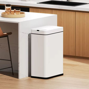 स्टेनलेस स्टील स्मार्ट सेंसर कचरा डबल पंखों के साथ खुले ढक्कन रात के प्रकाश रसोई बुद्धिमान संवेदन कचरा बिन - Product Image 3