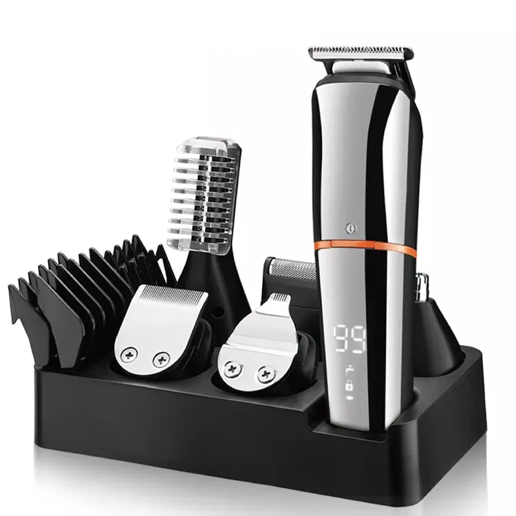 Professional Portable Cordless 12 in 1 Electric Clippers Hair Trimmer Grooming Nose Body Shaver Set Hair Trimmer For Men