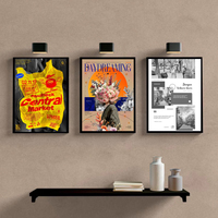 Panneau publicitaire rectangulaire en aluminium fin, facile à installer, pour restaurant, avec éclairage LED, résistant aux intempéries