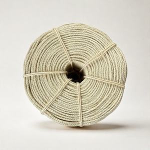 เชือกป่านเส้นใยป่านสีขาวฟอกขาวเส้นใยธรรมชาตินุ่มทนทานและยืดหยุ่นสูง - Product Image 3