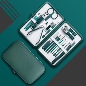 ISapromo Cadeaux Usine Chaude Directe En Gros Rose Or Alliage Dessin Animé <span class=keywords><strong>Manucure</strong></span> Soins Ensemble Nail Nipper Cutter Kit 18 PCS/Set - Product Image 5