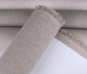 Cuộn vải <span class=keywords><strong>canvas</strong></span> in thân thiện với môi trường, chất liệu cotton linen, 587gsm, 100% linen, cuộn vải <span class=keywords><strong>canvas</strong></span> chuyên nghiệp, nhà cung cấp cuộn vải <span class=keywords><strong>canvas</strong></span> chuyên nghiệp - Product Image 1
