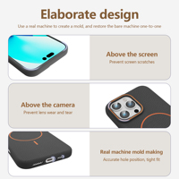 Coque de Téléphone Mobile Ultra-Résistante Magnétique en TPU Mat avec Texture Compatible Samsung S25/S24/S23 Ultra