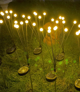 Năng lượng mặt trời Vườn đèn LED Starburst lắc lư ánh sáng vườn trang trí đom đóm Đèn năng lượng mặt trời Vườn không thấm nước LED chiếu sáng cảnh quan - Product Image 3