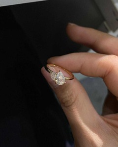 High Quality Moissanite Diamond <b>Ring</b> for Engagement or Anniversary and Special Occasions Available at Best Price - Product Image 2