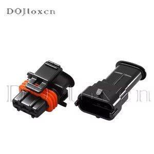 Conector de 3 pines 1928403110 1928404073 para sensor de presión de combustible automotriz y sensor de posición del árbol de levas, conector macho y hembra - Product Image 1