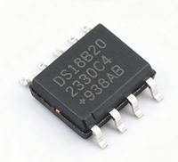 Penjualan Panas Sensor Suhu Digital 1 Wire DS18B20Z+T&R Asli Chip IC SOIC8