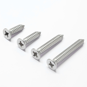 100 piezas/bolsa Tornillo autorroscante de cabeza plana cruzada de acero inoxidable 304 M1 M1.4 M1.7 M2 M2.3 M2.6 M3 M3.5 M4 - Product Image 5