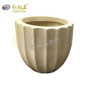 Nuevas Macetas de Imitación de Piedra Arenisca Magic Stone Grc, Esculturas para Patio Exterior, Decoración de Paisajes para Inmobiliarias - Product Image 5