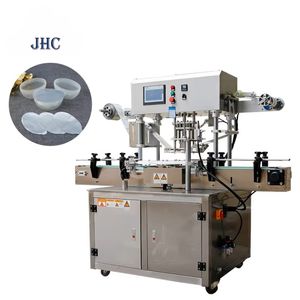 เครื่องซีลปิดผนึกฟอยล์แบบโรตารี่ประสิทธิภาพสูงสำหรับบรรจุภัณฑ์แบบถ้วยและขวด  แบบหัวเดียว  ทำงานอัตโนมัติ - Product Image 5