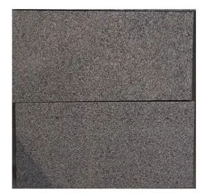 Đen Granite mặt đất và sàn lát gạch giá sản xuất